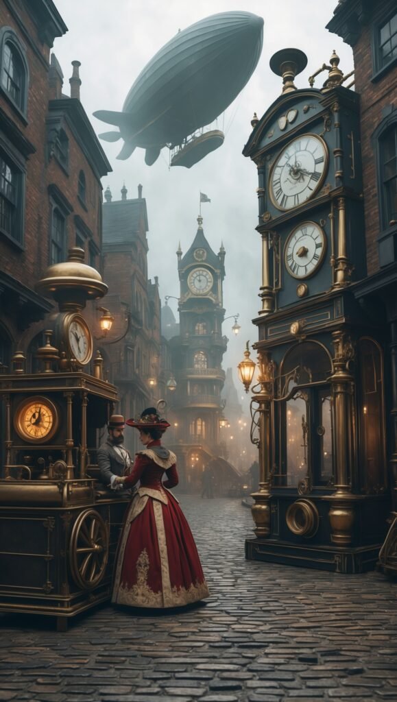 A Victorian-era city