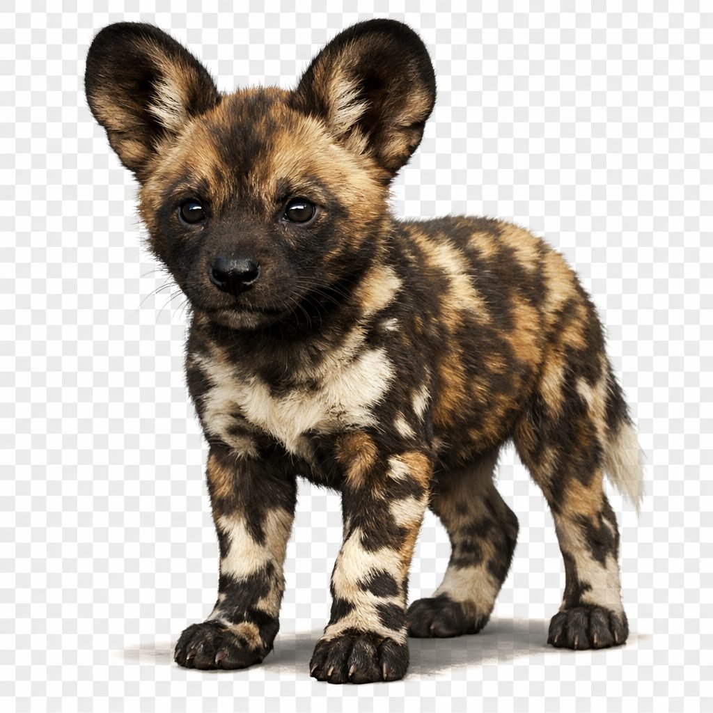 Young African Wild Dog